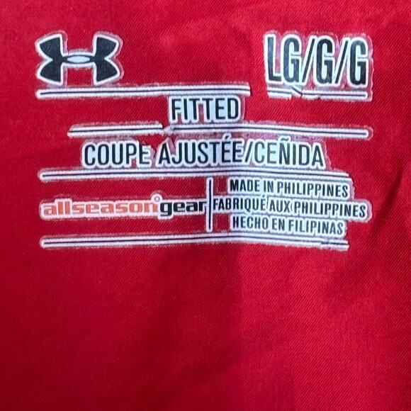 Under Armour Run All Season Gear Full-Zip Hooded Red Jacket - Mens Large Fitted - Picture 3 of 12